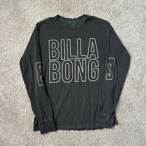 billabong graphic tee long sleeve 🤍 m